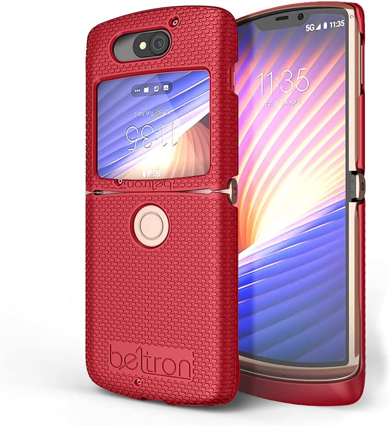 BELTRON Case for Motorola RAZR 5G Flip (AT&T/T-Mobile), Snap-On Protective Hard Shell Cover for RAZR 5G Flip Phone (2020) XT2071